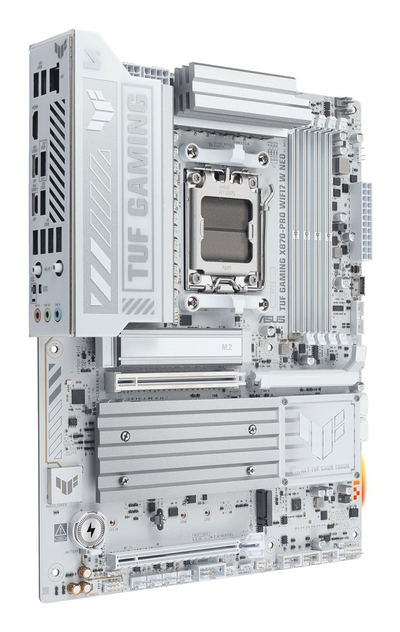 Матична плоча ASUS TUF Gaming X870 PRO WIFI7 W NEO, AMD X870, Socket AM5, ATX, бела