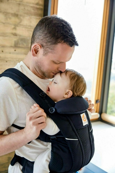 Nositëse bebe Ergobaby Omni Breeze, SoftFlex Mesh, ergonomike, e zezë