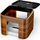 Dispenser pecetash Tork Image Line Xpressnap N10, për tavolinë, dru walnut, kafe