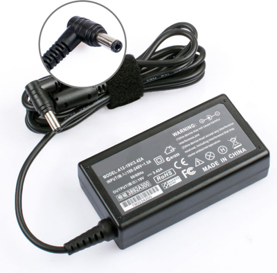 Adaptor karikues CoreParts MBA2127, 65W, për përdorim mrena, i zi