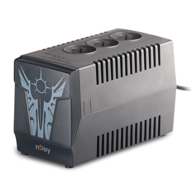 Stabilizues tensioni Paladin 1000, 1000VA 500W, 3 dalje universale Schuko RJ11, gri