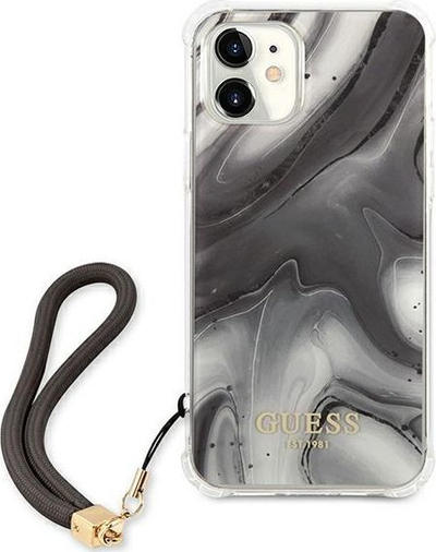 Mbështjellës telefoni Guess GUHCP12SKSMAGR, për iPhone 12 mini 5.4", Marble Collection, gri