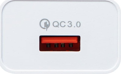 Karikues muri USB Cube QC 3.0, 18W, karikim i shpejtë, i bardhë