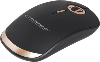 Maus Esperanza Acrux, wireless, USB, i zi dhe i artë