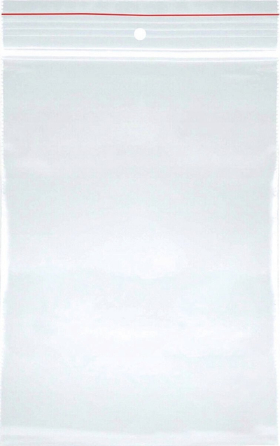 Qese plastike me zip Transparent, 150x400 mm, 100 copë, transparente