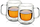 Set gotash Lumarko Luigi Ferrero Coffeina, 300ml, 2 copë, transparent
