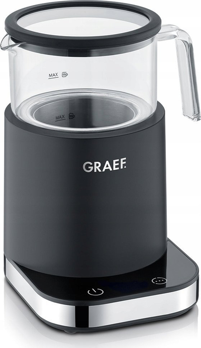 Shkumus qumështi Graef MS902, me induksion, 600 ml, i zi