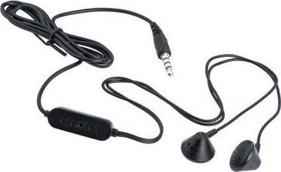 Kufje Alcatel Headphones, me mikrofon, 3.5mm jack, të zeza