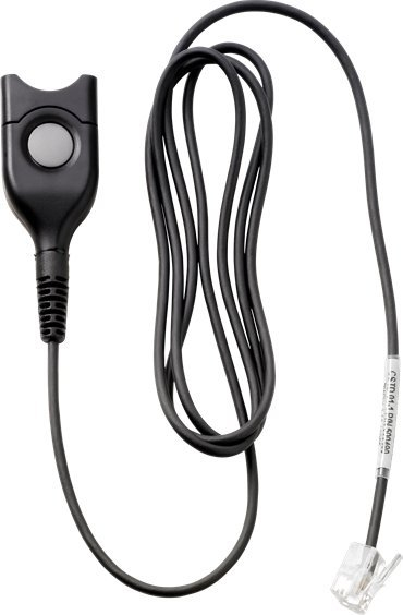 Kabllo kufje EPOS CSTD 01-1, EasyDisconnect në RJ9, 1m, e zezë