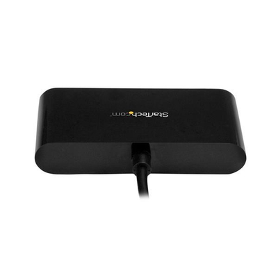 Hub USB StarTech 4 porta, USB C në 4x USB A 2.0, i zi
