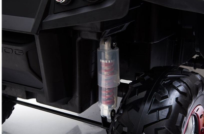 Makina elektrike për fëmijë LEAN CARS Mercedes Unimog, 12V, telekomandë, e bardhë