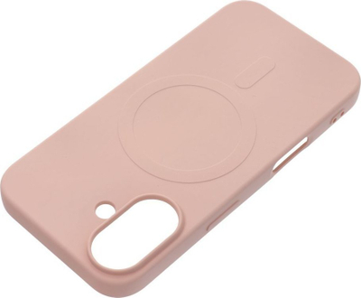 Mbulesë silikoni OEM për iPhone 16 Pro, MagSafe, rozë