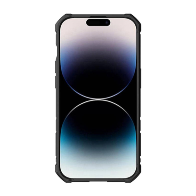 Kuti mbrojtëse Nillkin CamShield Armor Pro për iPhone 14 Pro Max, me unazë 360°, e zezë
