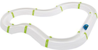 Lodër për mace Ferplast Cat Circuit Curve, pjesë e lakuar, 28.5 x 11.2 x 4.7 cm, e bardhë