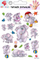 Tatuazhe të larshme për fëmijë All4Kids Happy Little Elephants, set dekorativ, shumëngjyrëshe