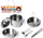 Set kuzhine lodër Metal Pot, prej metali, për kalamajt, ngjyrë argjendtë