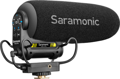 Mikrofon shotgun për kamerë Saramonic VMIC5 Pro, superkardioid, dalje 3.5mm, i zi