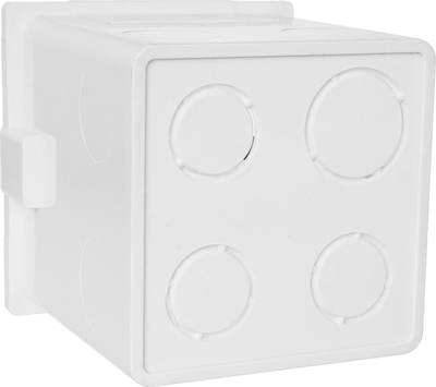 Kuti ndërtimi HQM VCBOX, për furnizuesit HQM VC24W VC50W VC120W, plastike, e bardhë