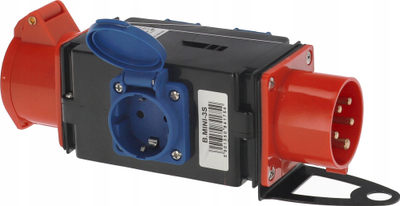 Kuti shpërndarëse Pawbol R-BOX MINI, 1x16A 5p, 3x250V, gri