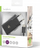 Karikues muri Nedis EU, 12W, 2.4A USB, me kabllo USB C 1m, i zi