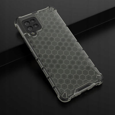 Mbrojtëse telefoni Honeycomb për Samsung Galaxy A42 5G, hibride, e zezë
