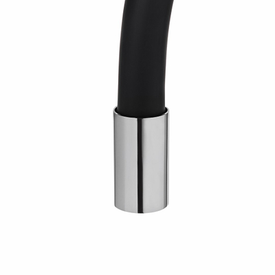 Rubinet kuzhine Pyramis Flessi Black, 41 cm, 1 levë, i zi