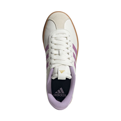 Atlete Adidas VL Court 3.0 W JR8661, lëkurë sintetike, shollë gome, të bardha