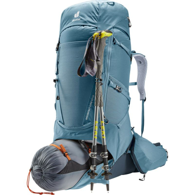 Çantë shpine trekking Deuter Aircontact Core 60+10L, sistem Aircontact, uniseks, jeshile