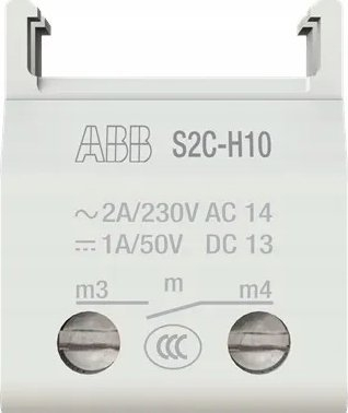 Ndërprerës ndihmës ABB Stotz S&amp;J Pro M Compact S2C-H10, montim anësor, për ndërprerës modularë