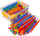 Set ndërtimi Leantoys Construction Straws, 800 copa, me ngjyra