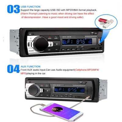 Radio Universal Usb, Aux Dhe Bluetooth 12v