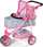Karrocë lodër për kukulla Baby Born Pram, me kapuç, shportë poshtë, rozë