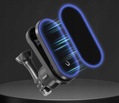 Kapëse klip për aksion kamera Ulanzi Go Quick II, rrotullim 360°, magnetike, e zezë