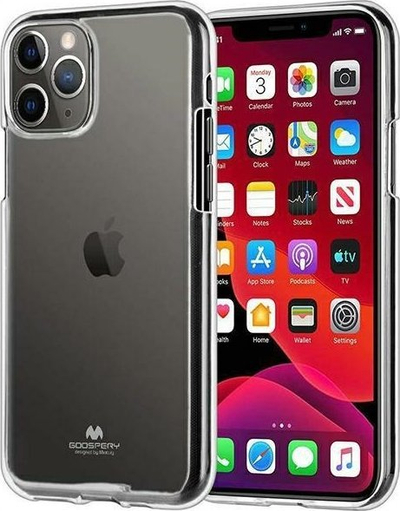 Kapak telefoni Mercury Jelly për iPhone 7 Plus / 8 Plus, xhel fleksibël, shumë i hollë, transparent