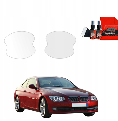 Foli mbrojtëse nën doreza GrizzGlass BodyShield për BMW 3 E92 Coupe LCI, transparente, set