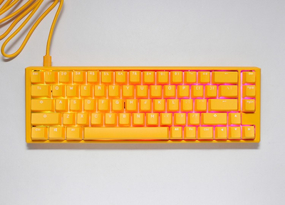 Tastierë Ducky One 3 Yellow SF, Cherry MX Red, e verdhë
