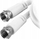 Kabllo satelitore Vivanco STC FV100-N, F Plug, 10m, e bardhë