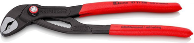 Darë ujësjellci Knipex Cobra 87 21, Quick Set, 300mm, e zeza