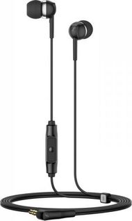 Kufje Sennheiser CX 80s, me kabëll, me mikrofon, të zeza