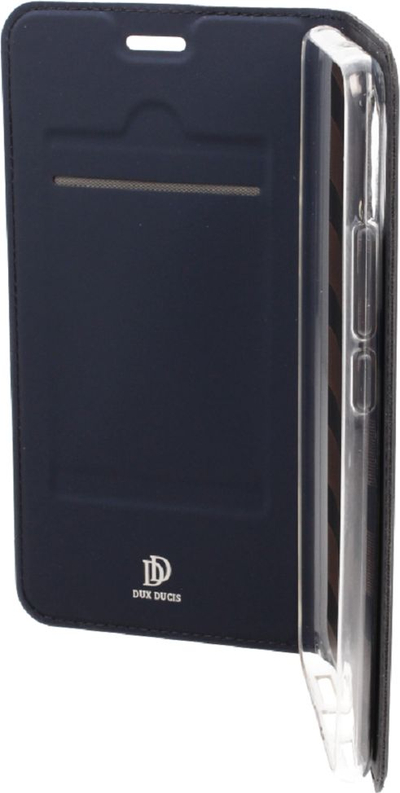Mbulesë telefoni Dux Ducis Premium Magnet Case për LG Q8, magnetike, me kapak, blu