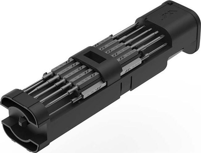Set kaçavidash precize Xiaomi JIMI GNT-18, 18 në 1, majat magnetike S2, i zi