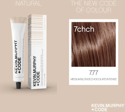 Bojë flokësh Kevin Murphy +Code Color 7.77, mes-blond çokollatë intensive, 3.4oz