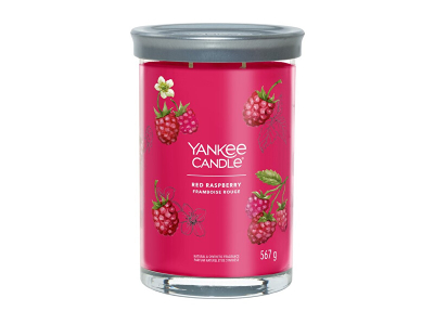 Qiri aromatik Yankee Candle Signature Tumbler Large Red Raspberry, 567 g