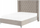 Shtrat dopio LUBBON Velvet, 140x200 cm, kadife, gri e hapur