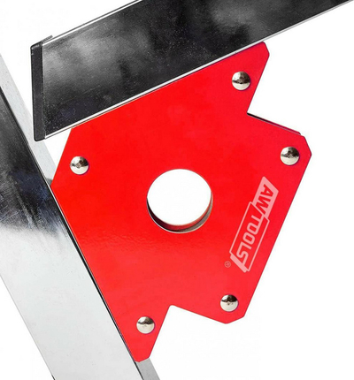 Magnet këndor saldimi AWTools AW50201, kap 22.5 kg, i kuq
