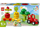 Set lodrash Lego Duplo First Fruit and Vegetable Tractor 10982, për fëmijë 18+ muaj, shumëngjyrësh