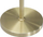 Lampë dyshemeje Glamy Oval, 51x24x180 cm, metal ngjyrë ari, sfera xhami të bardha