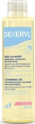 Vaj dushi Dexeryl Cleansing Oil, 200 ml, për lëkurë të thatë, i tejdukshëm