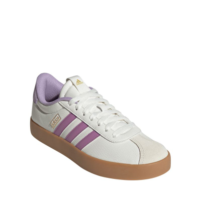 Atlete Adidas VL Court 3.0 W JR8661, lëkurë sintetike, shollë gome, të bardha