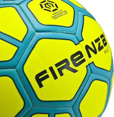 Top futbolli Pika Nona Firenza Multi Nr.5, PVC i butë, madhësia 5, i verdhë me blu